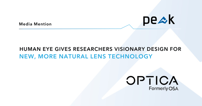 Human Eye Gives Researchers Visionary Design for New, More Natural Lens Technology