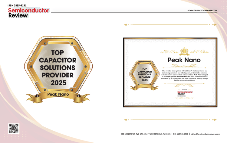 Peak Nano: Redefining Capacitor Film for the Next Era of Energy